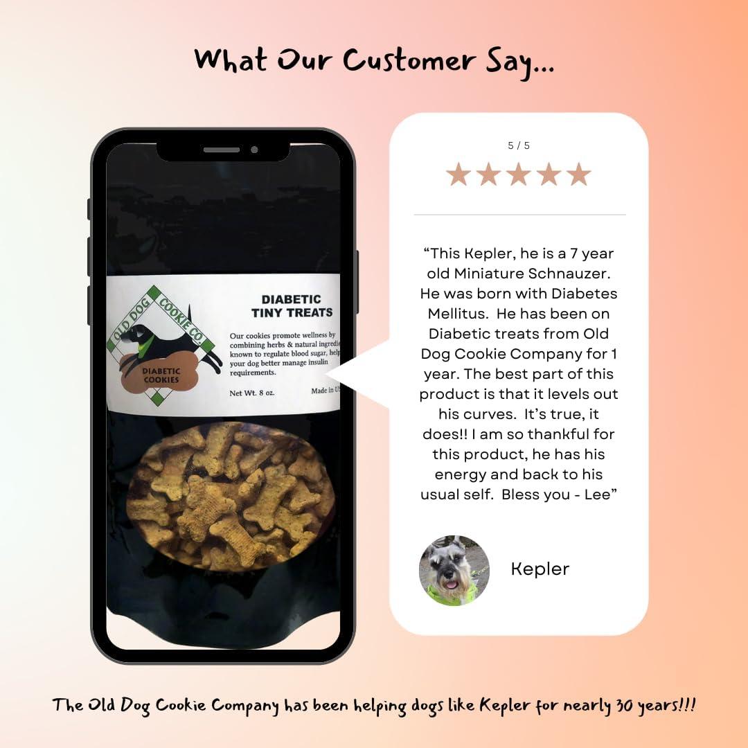 Galletas para Perros TINY Diabéticas 225 g 100% Naturales