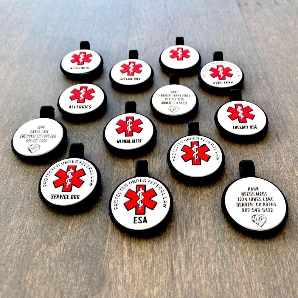 Etiqueta de Identificación de Perro LYP Silicona Hueso 3,05 cm