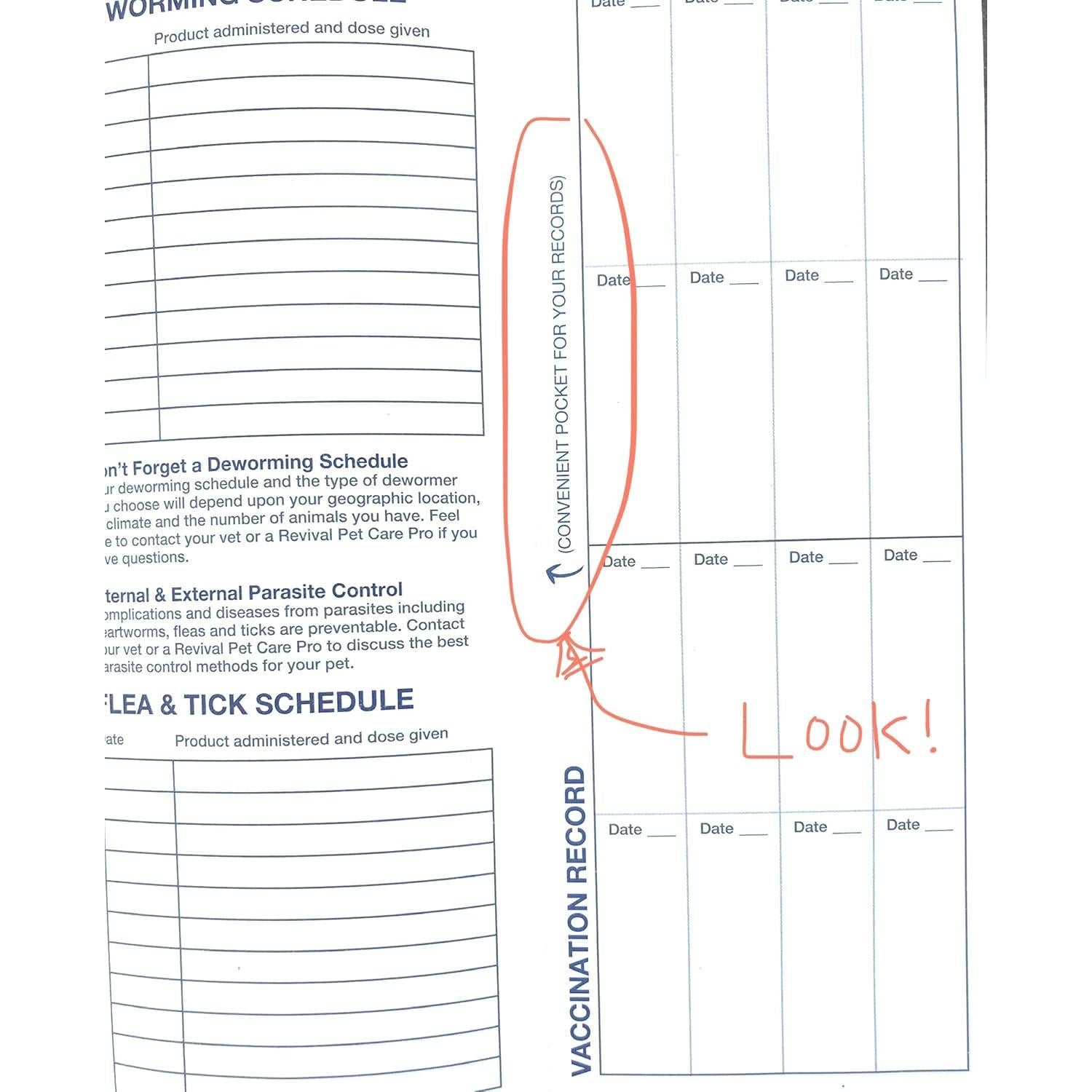 Registros de Salud para Perros Revival Animal Health 25 pk