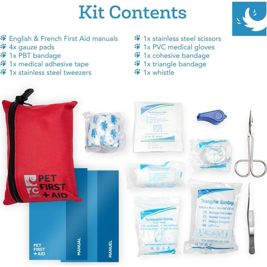 Kit de Primeros Auxilios Compacto RC Pet Products 9,5x20cm