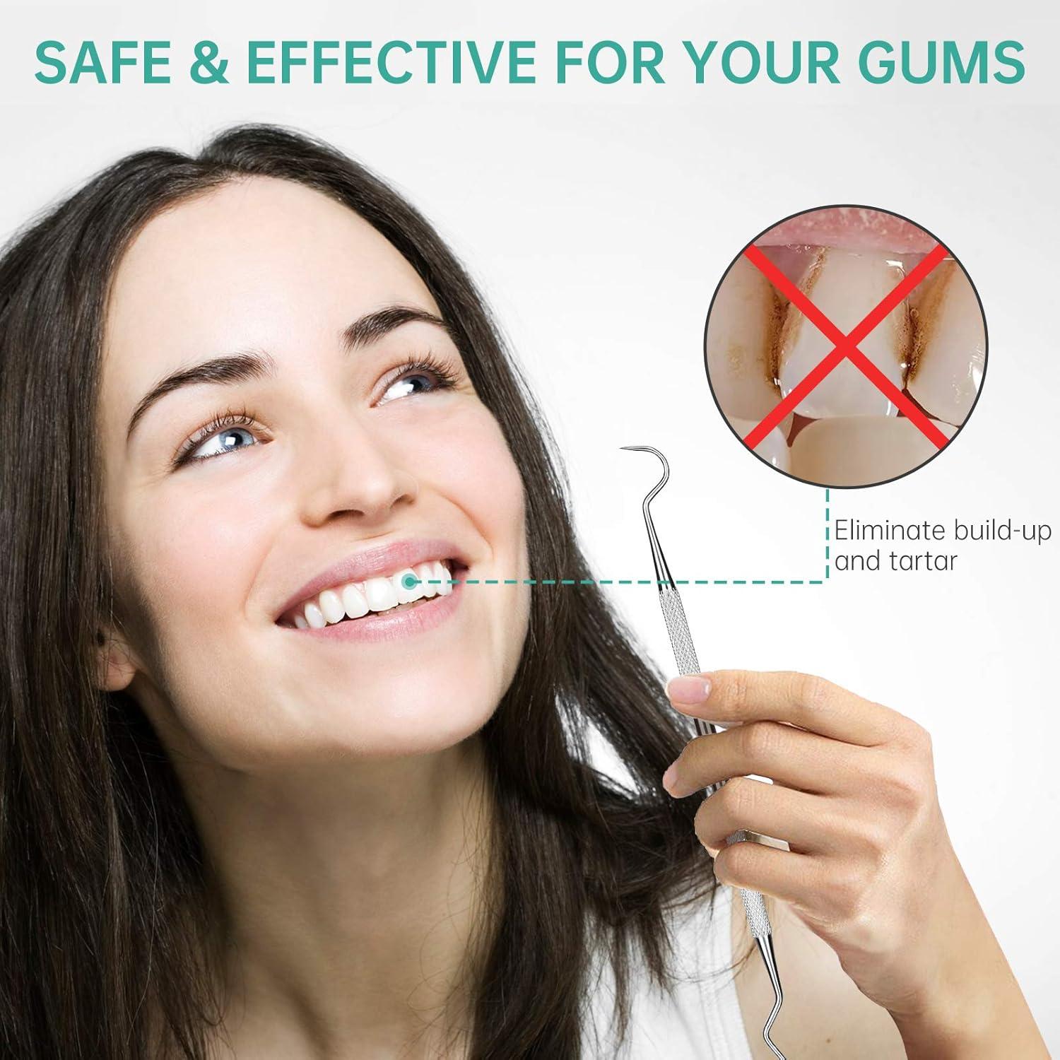 Kit de Herramientas Dentales Profesionales Polkastore - Raspador de Sarro Acero Inoxidable