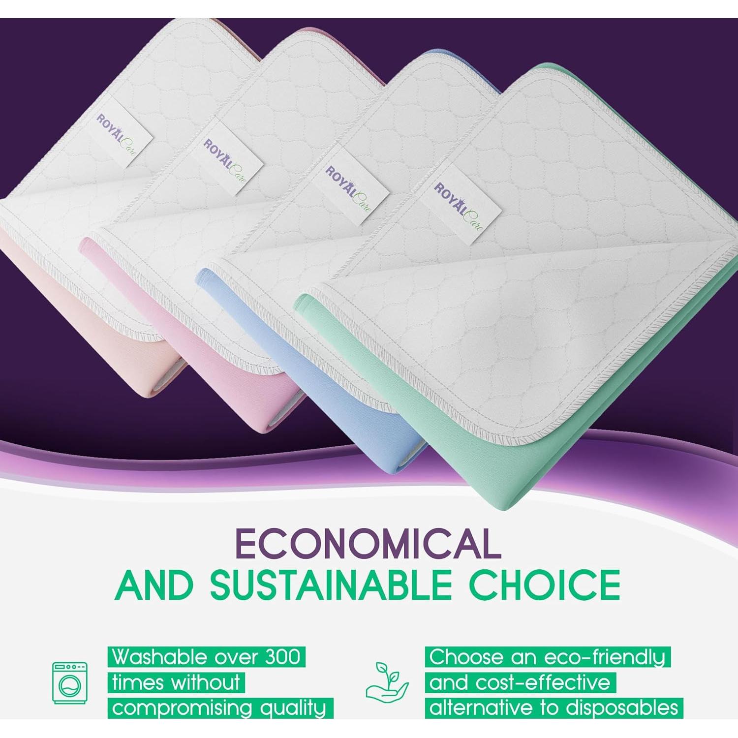 Protectores de cama Royal Care 34x36 cm Paquete de 4