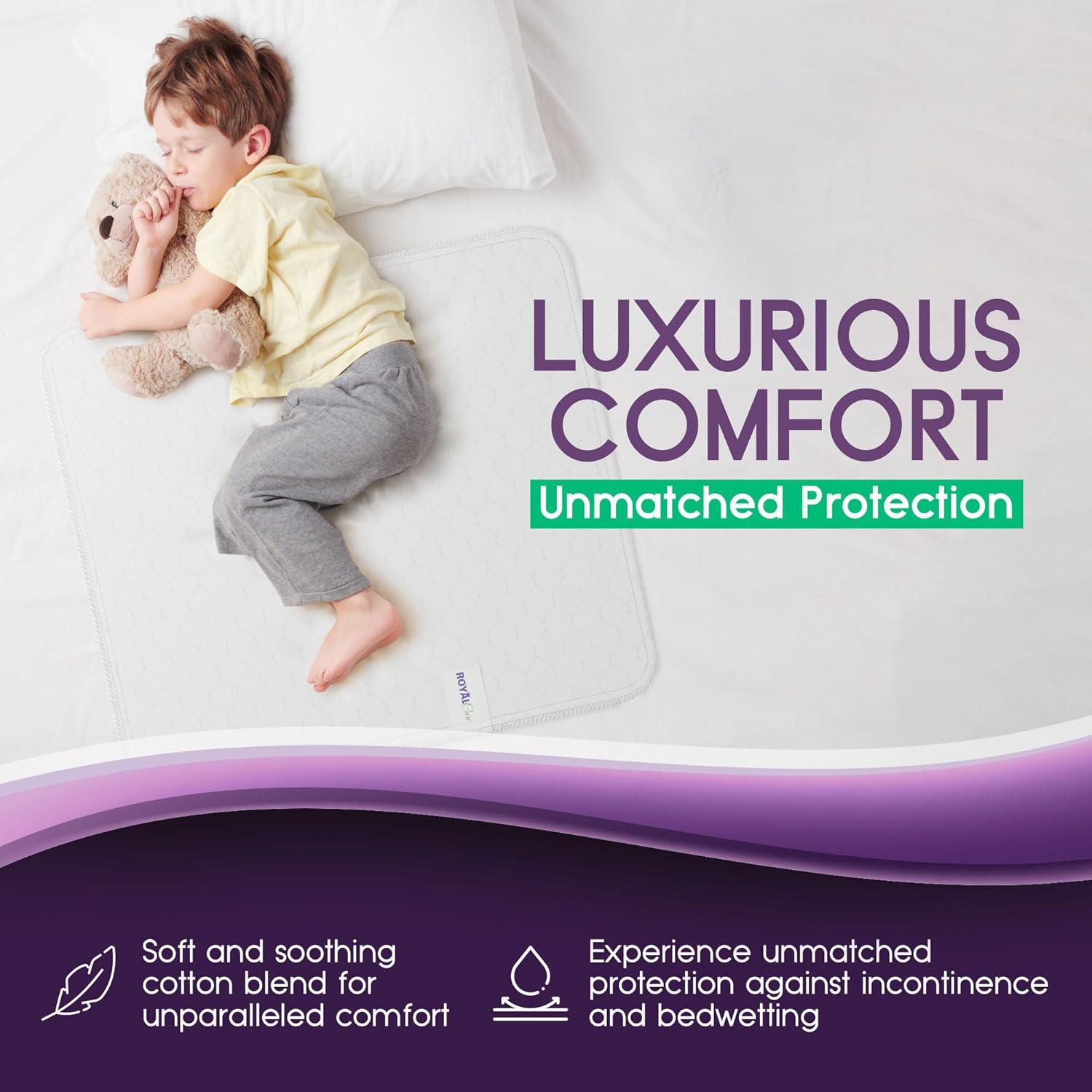 Protectores de cama Royal Care 34x36 cm Paquete de 4