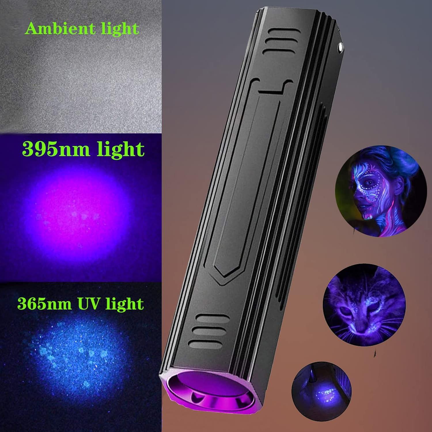 Linterna UV Denlydom 365nm para detección de hongos en gatos