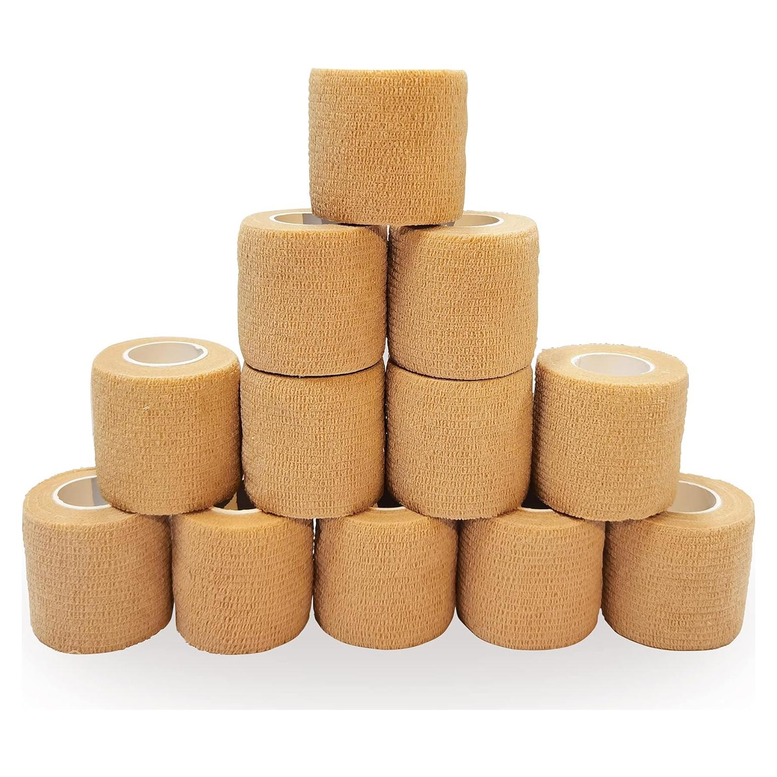 Cinta Cohesiva Autoadherente Superbe 12 Rollos 5cm x 4.5m