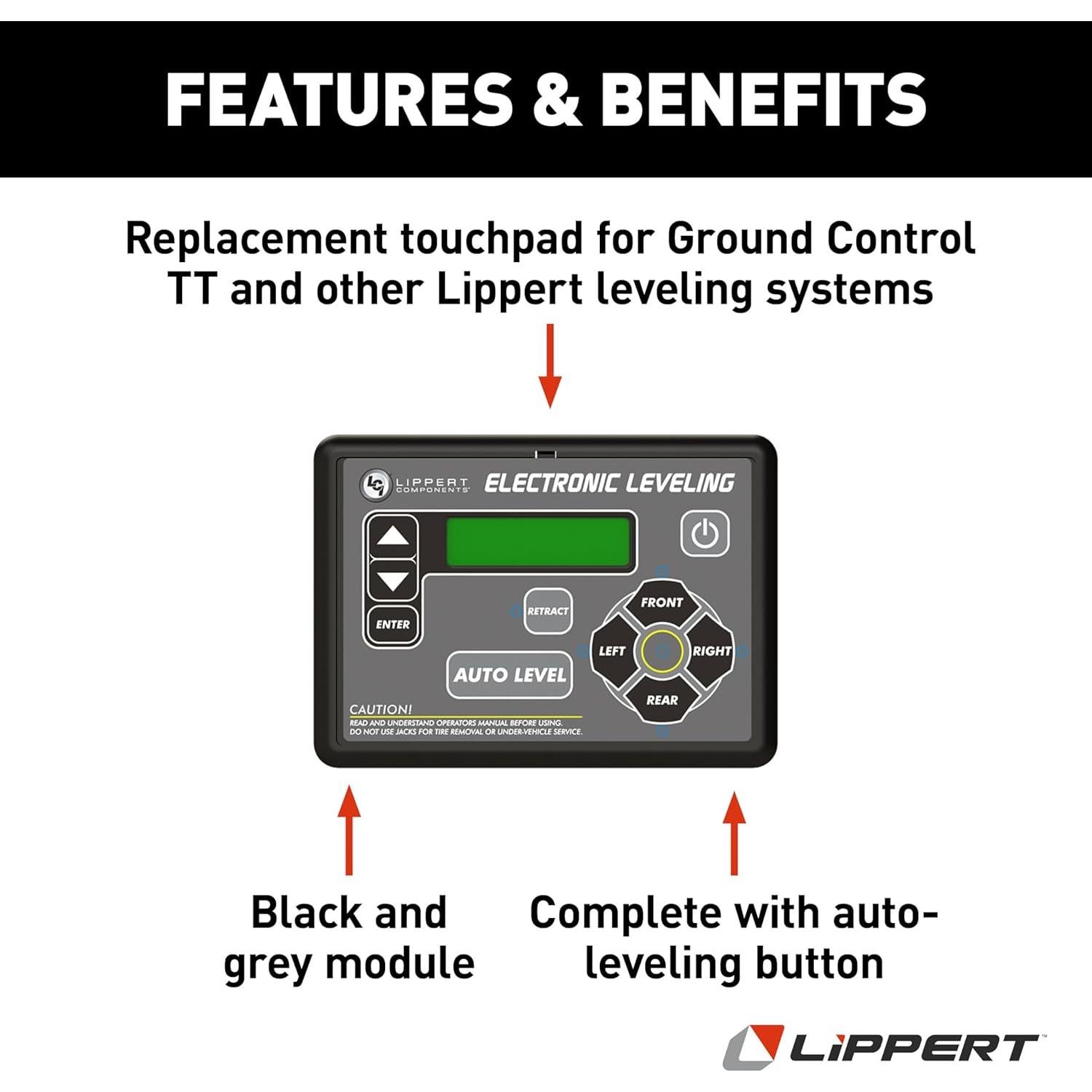 Panel Táctil de Nivelación Lippert 421484 para RV