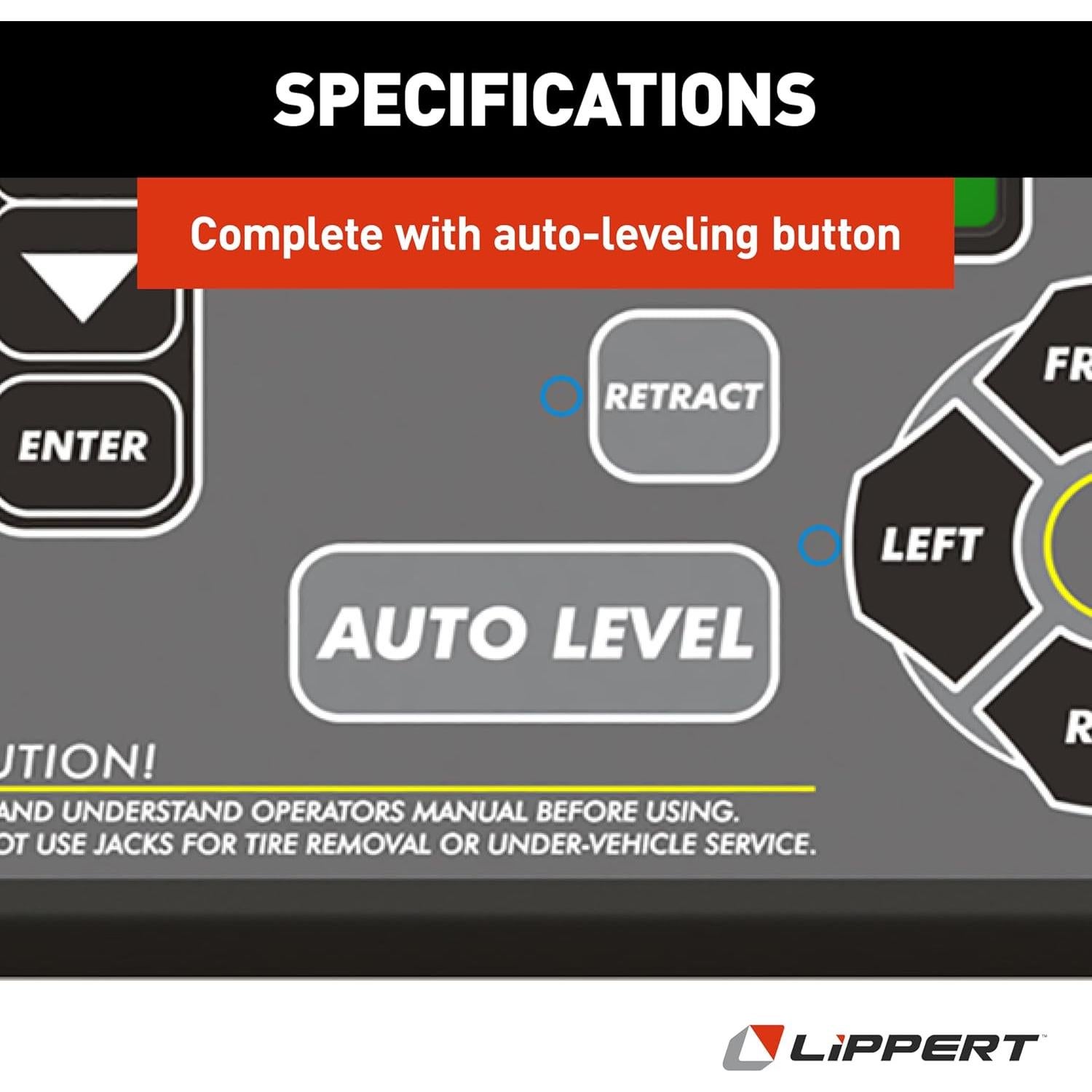 Panel Táctil de Nivelación Lippert 421484 para RV