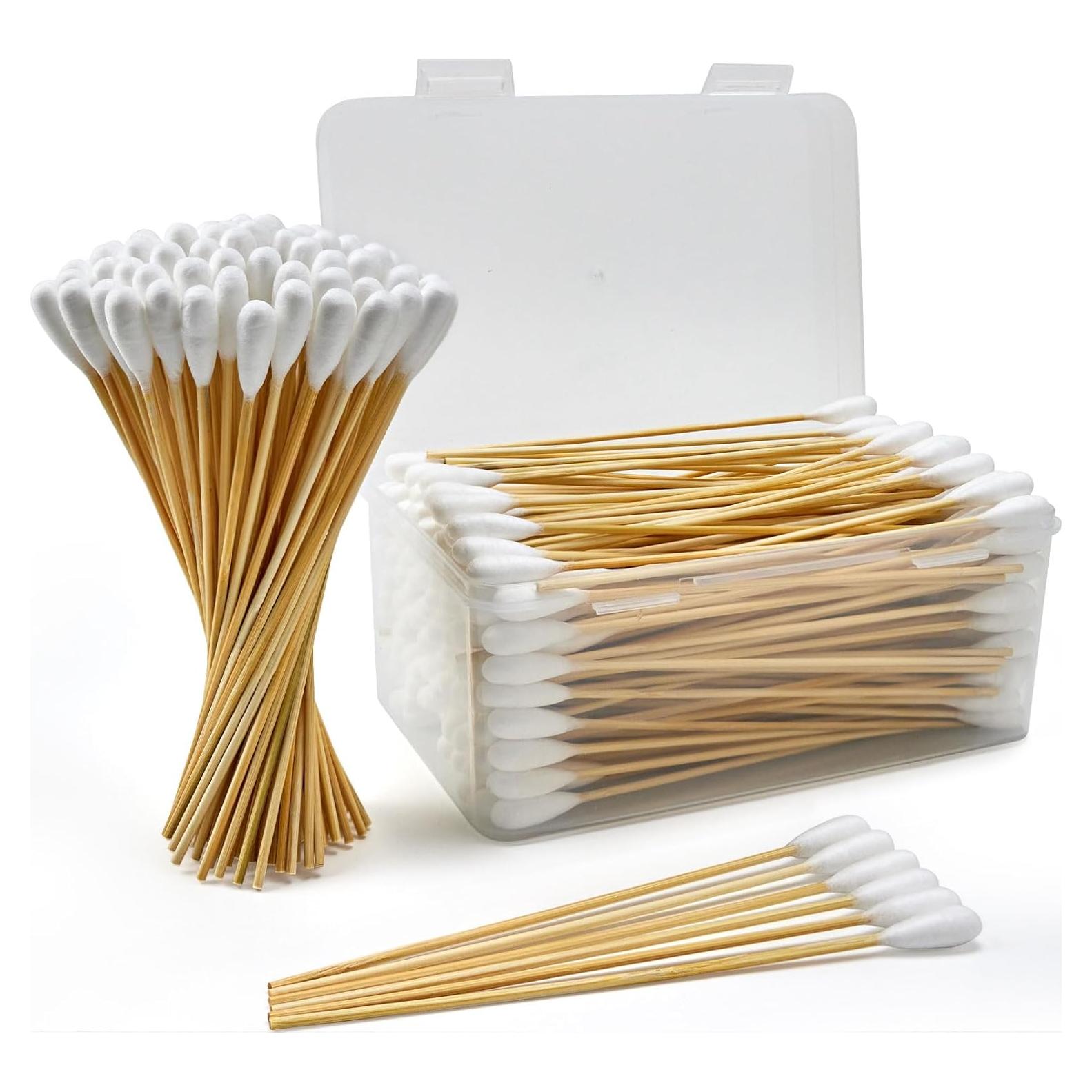 200 Bastones de Algodón Grandes para Oídos de Perro XTM