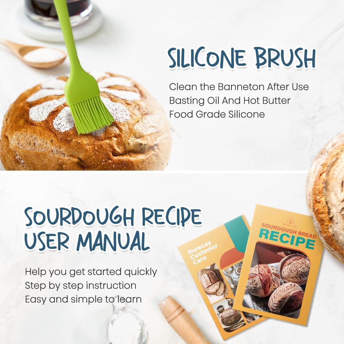 Conjunto Cestas de Prueba de Pan RORECAY 22,86 cm y 25,4 cm