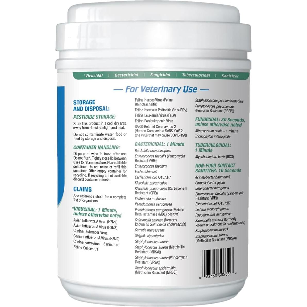 Toallitas Desinfectantes REScue para Mascotas - 160 Unidades