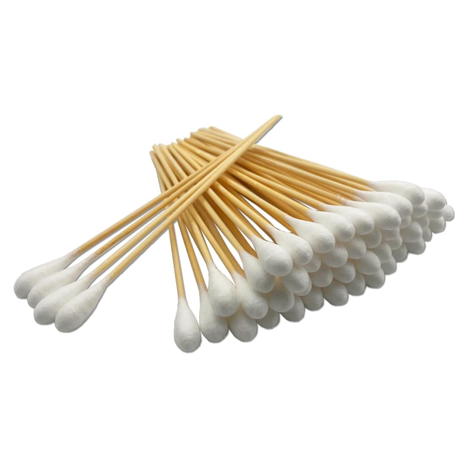 Hisopos de Algodón Grandes MRCMUCEZ 100PCS para Mascotas