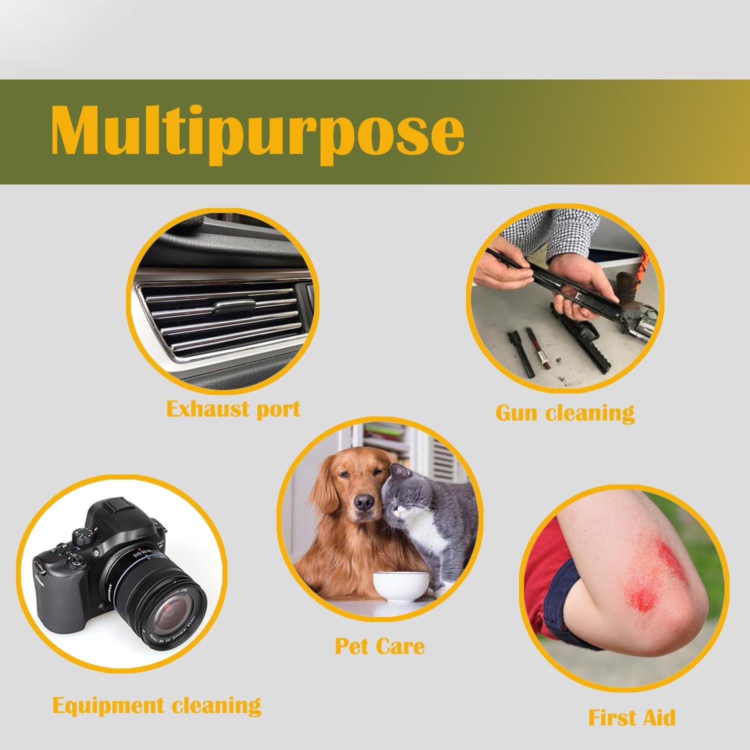 Hisopos de Algodón Grandes MRCMUCEZ 100PCS para Mascotas