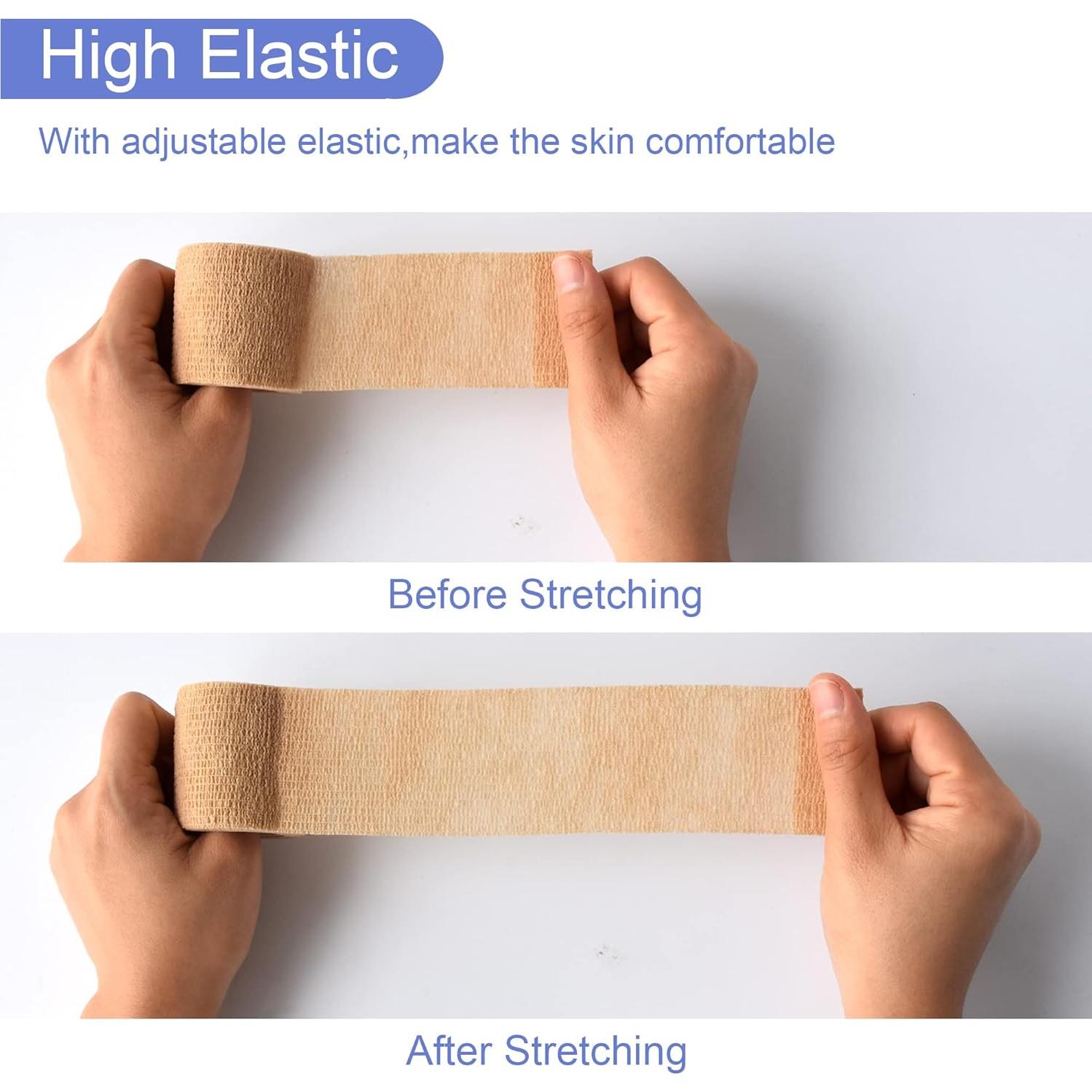 Paquete de 9 Venda Autoadhesiva 5 Yards Gondiane Color Piel