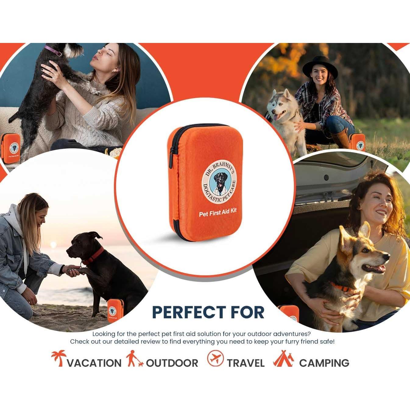 Kit de Primeros Auxilios para Mascotas Dr. Brahmsy 21x14cm