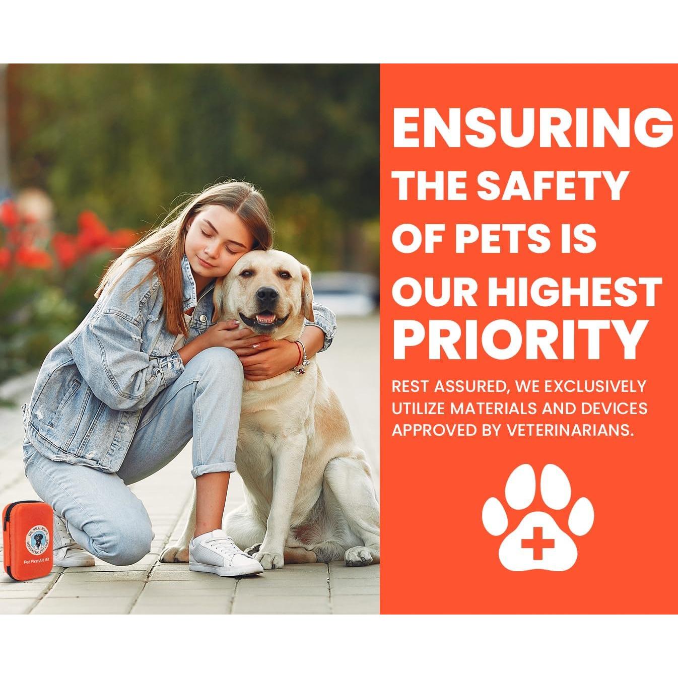 Kit de Primeros Auxilios para Mascotas Dr. Brahmsy 21x14cm