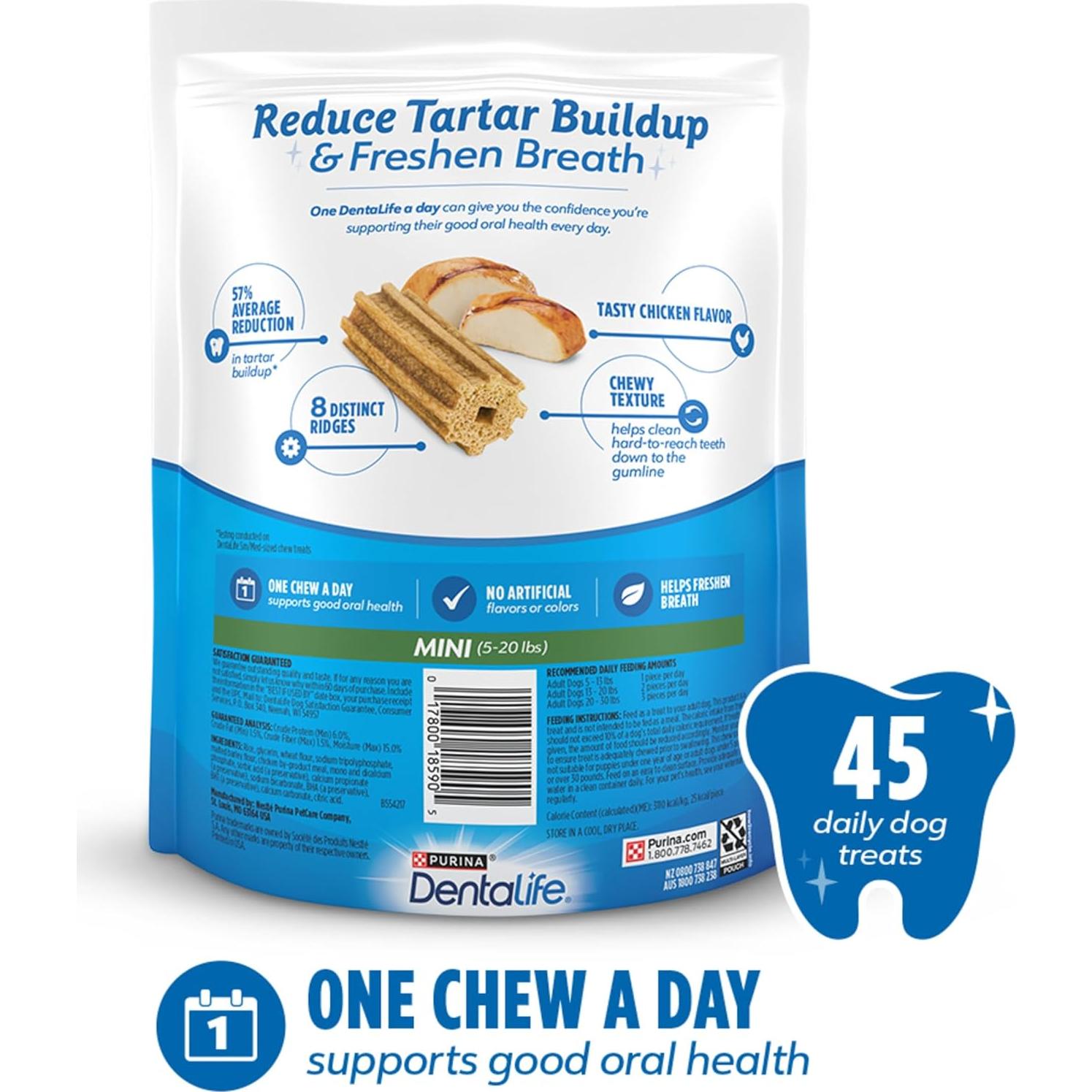 Golosinas DentaLife Cuidado Oral Pollo 416 g para Perros