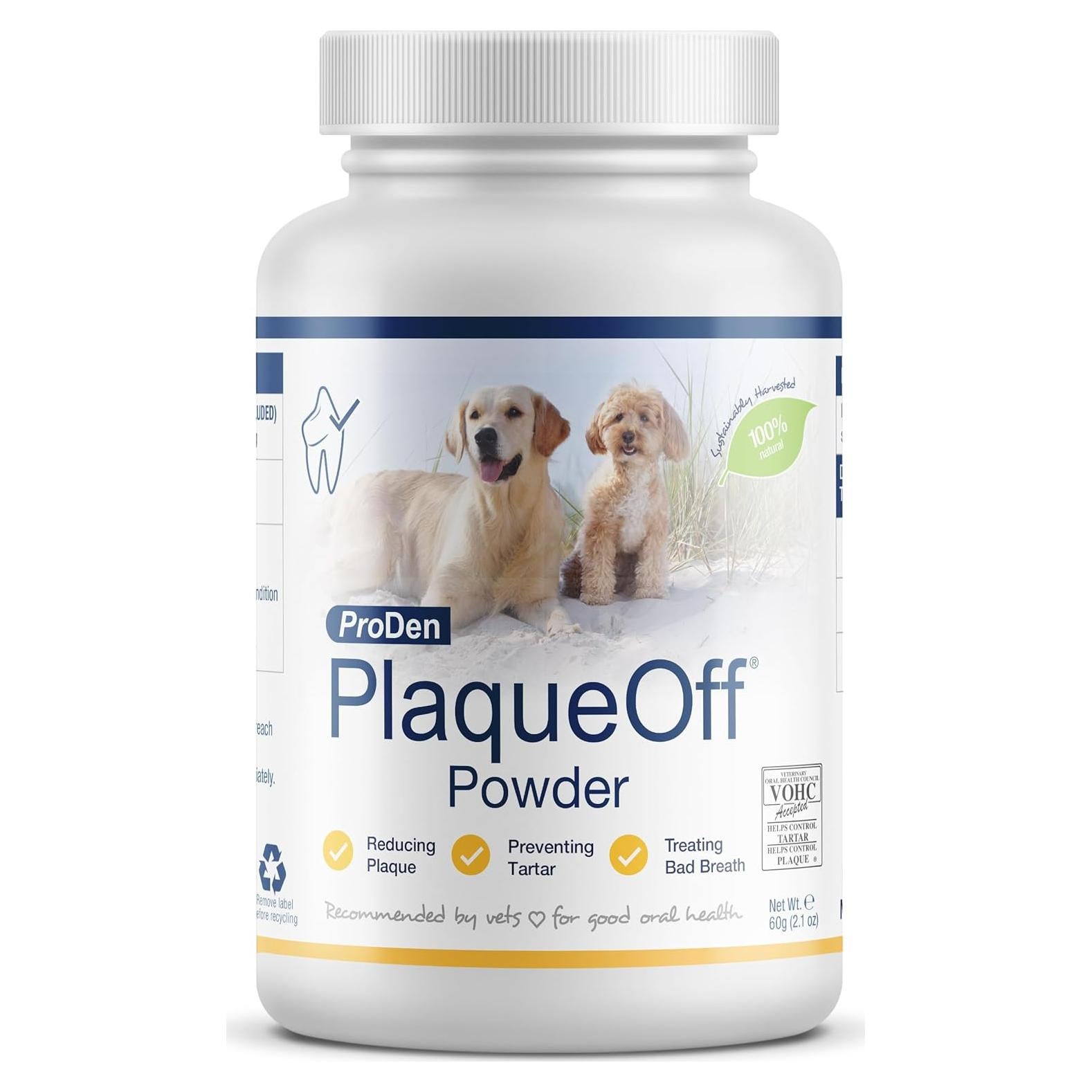 ProDen PlaqueOff 60g - Cuidado Dental para Perros y Gatos