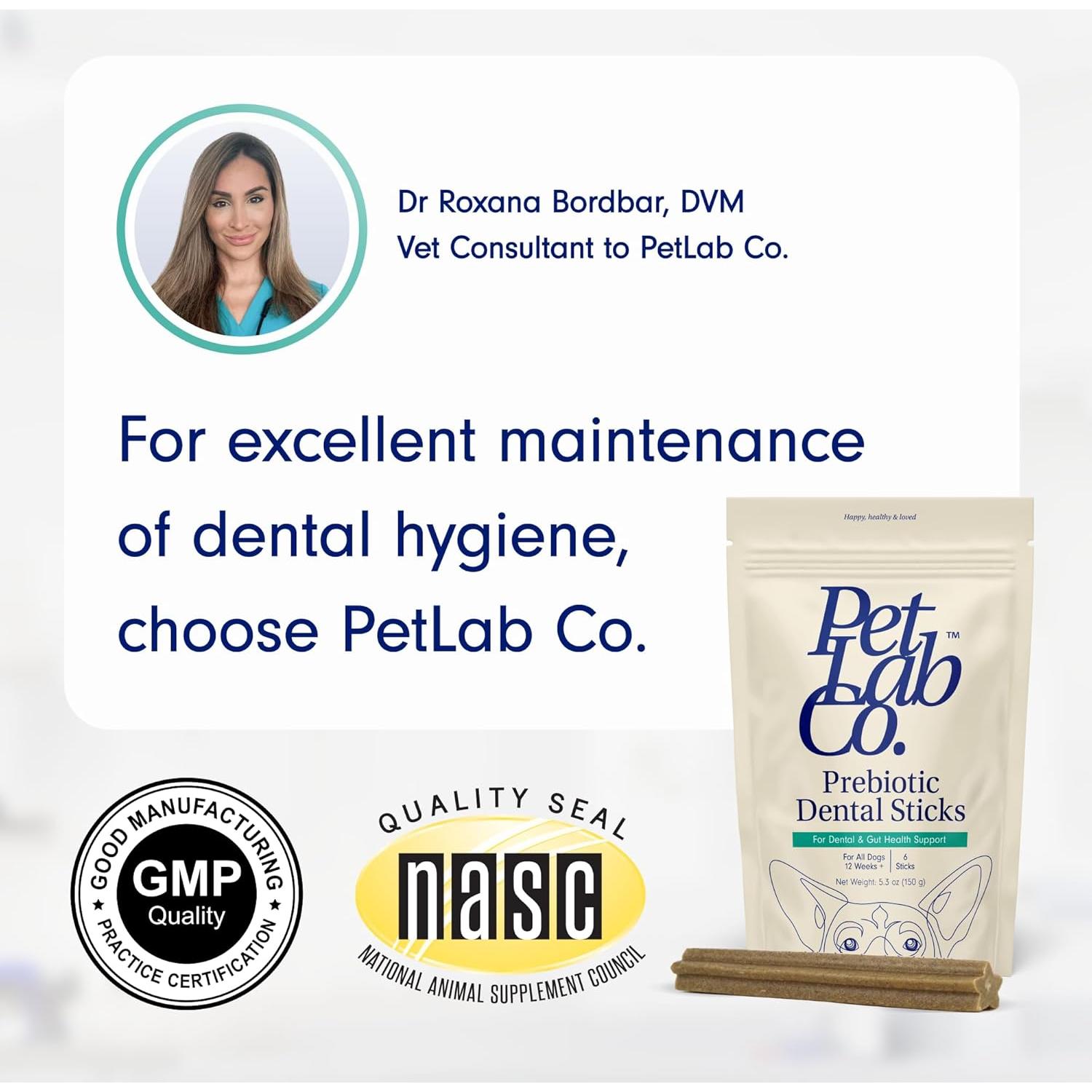 Palitos Dentales para Perros PetLab Co. - 6 Unidades