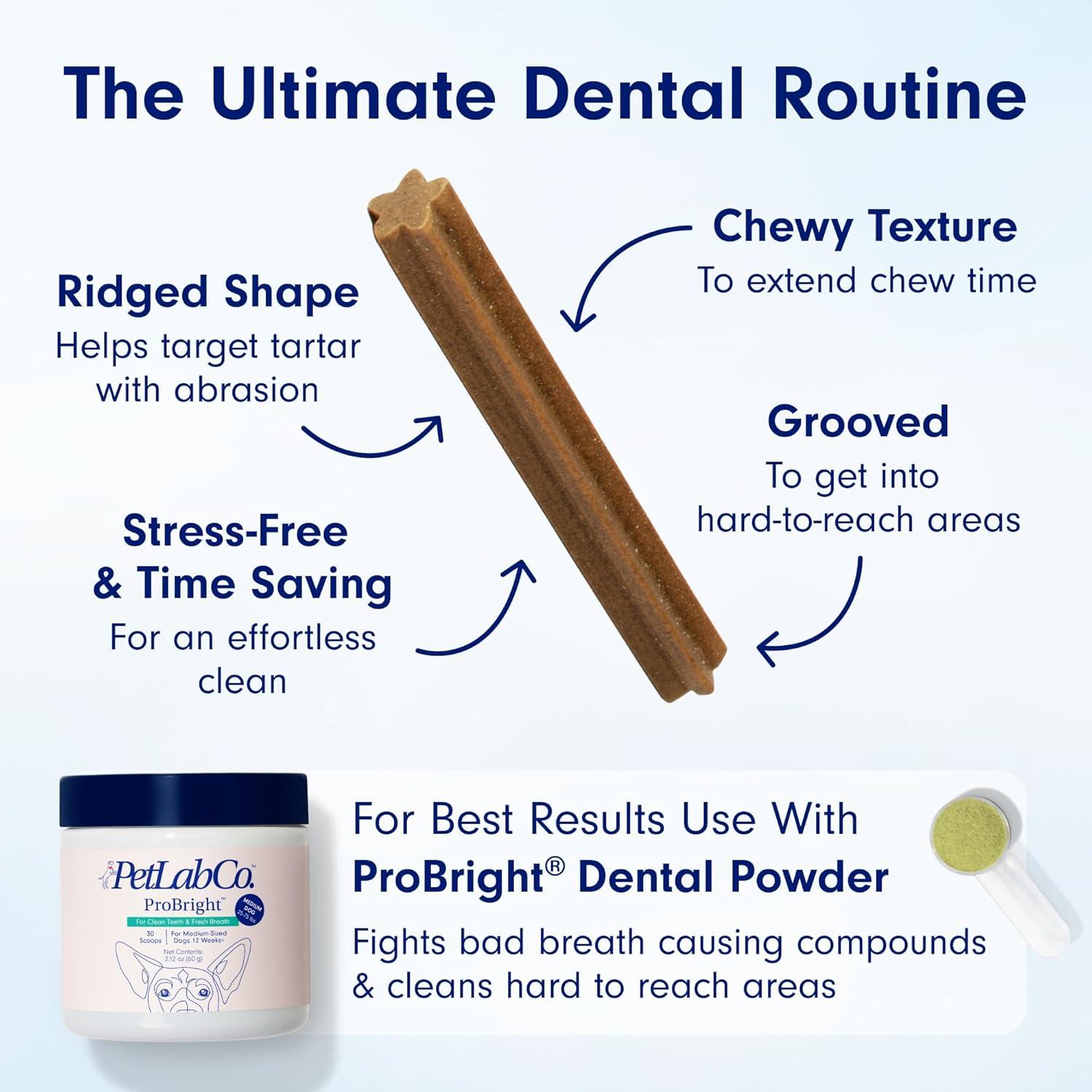 Palitos Dentales para Perros PetLab Co. - 6 Unidades