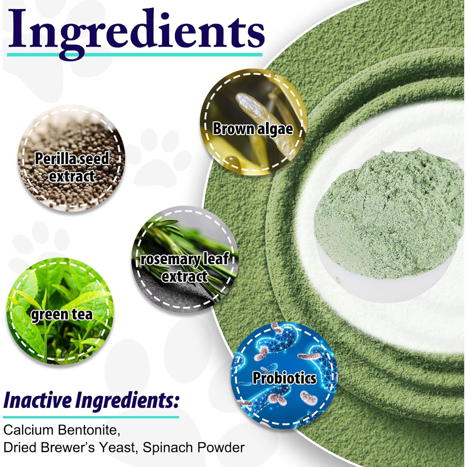 Polvo Dental KZUO para Perros y Gatos - Limpieza Efectiva