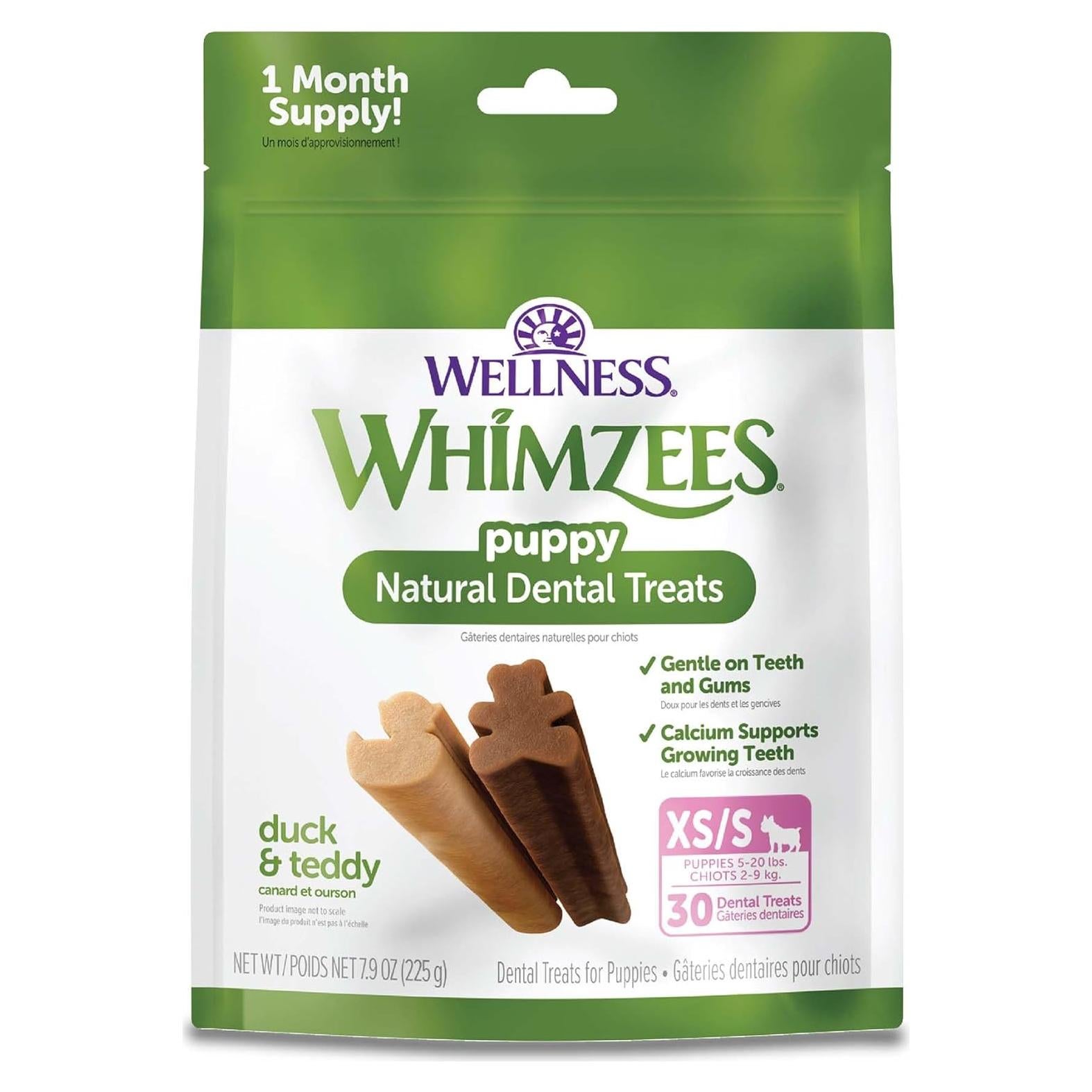 Golosinas Dentales para Cachorros Wellness WHIMZEES 30 Unidades