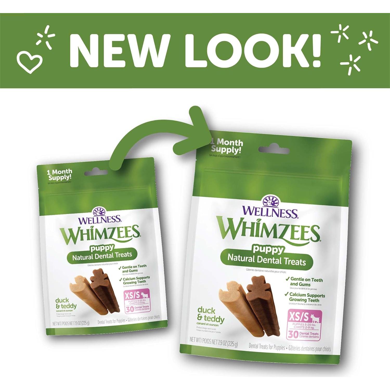 Golosinas Dentales para Cachorros Wellness WHIMZEES 30 Unidades