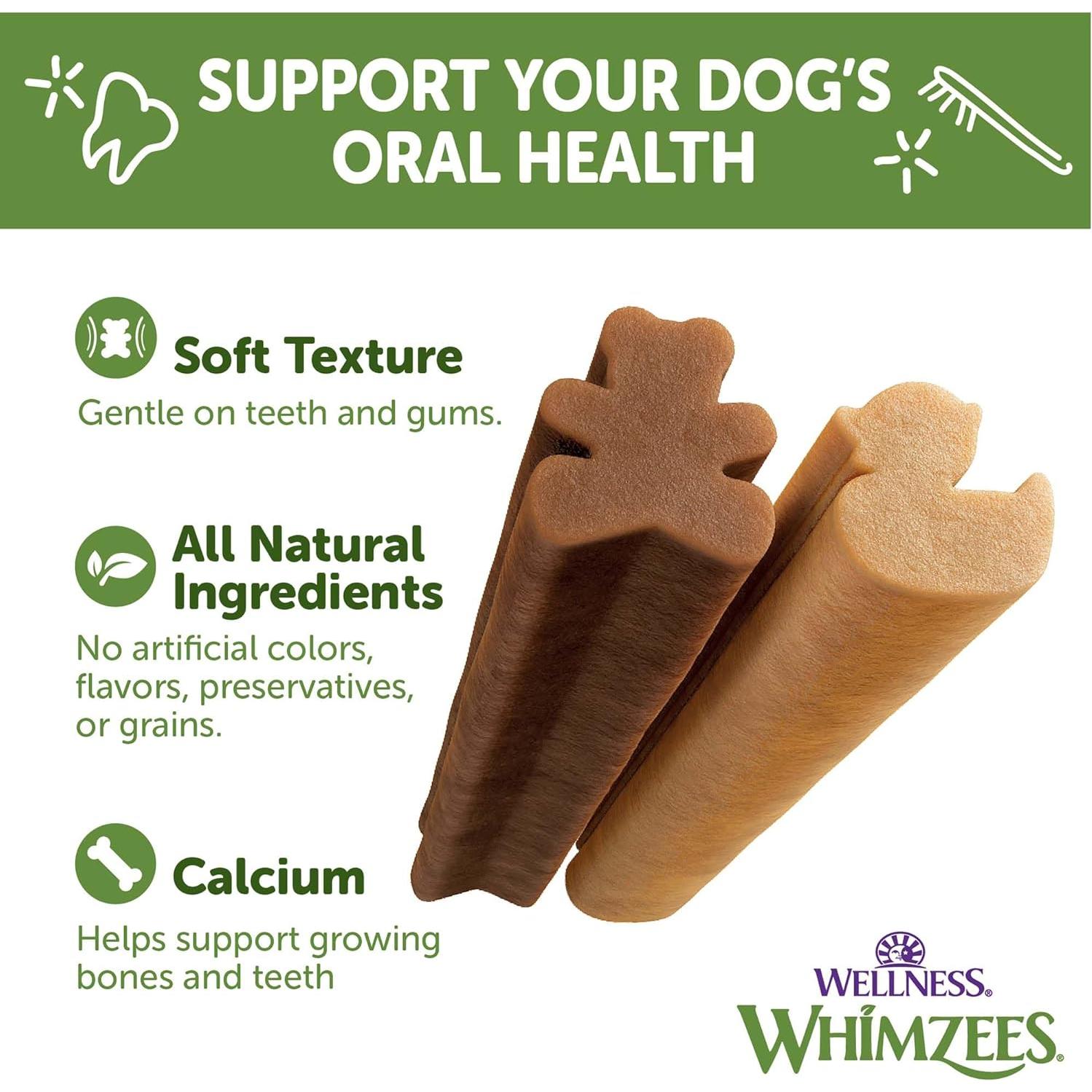 Golosinas Dentales para Cachorros Wellness WHIMZEES 30 Unidades