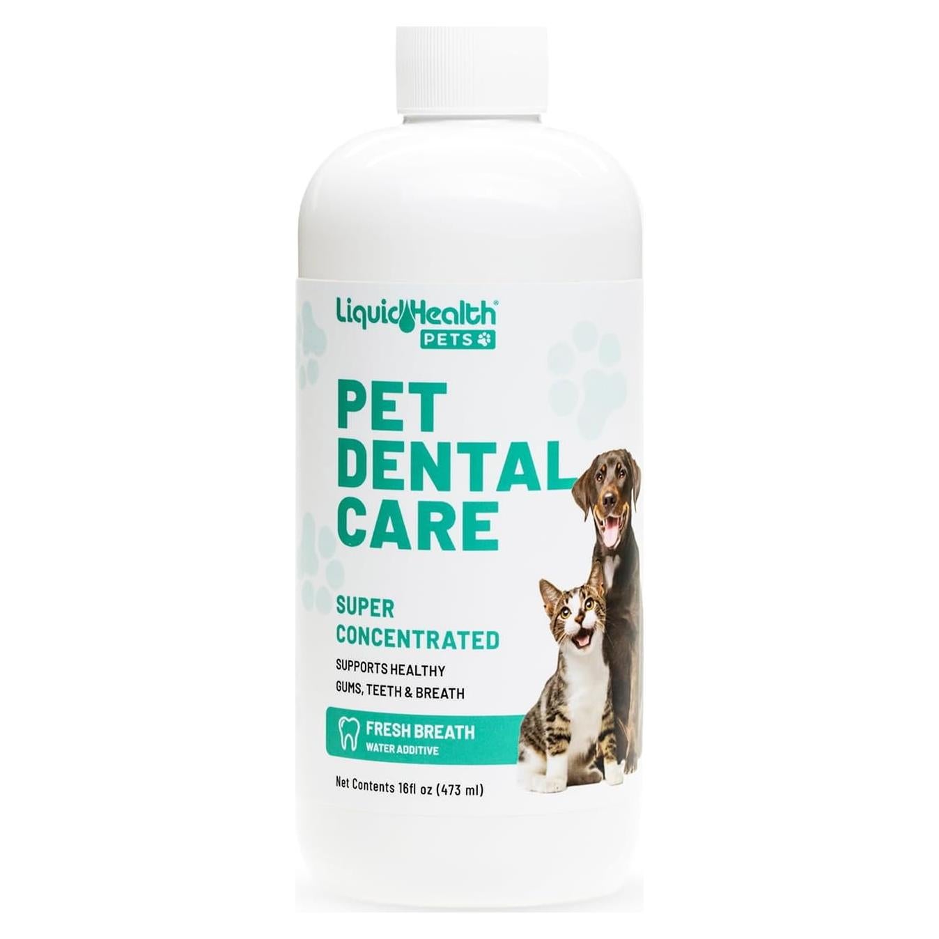Aditivo de Agua Dental Liquid Health 473 ml para Mascotas