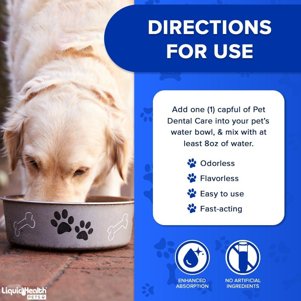 Aditivo de Agua Dental Liquid Health 473 ml para Mascotas