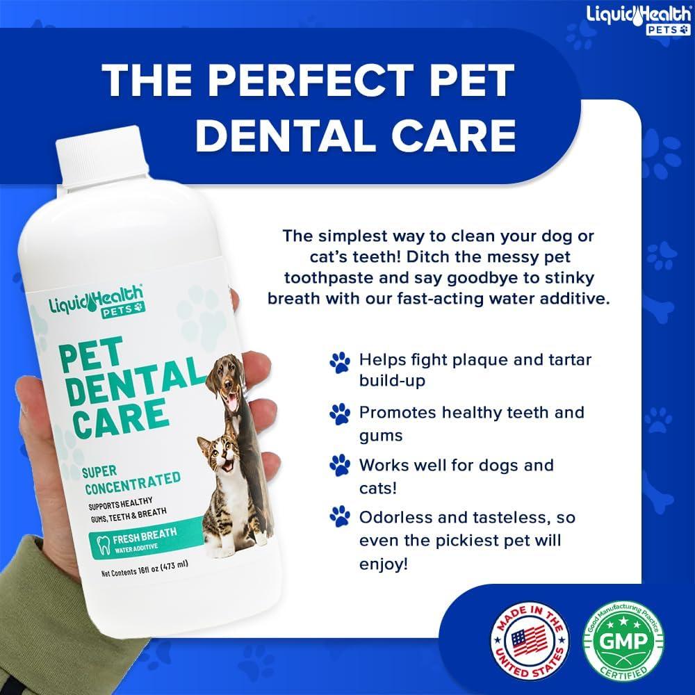Aditivo de Agua Dental Liquid Health 473ml para Mascotas