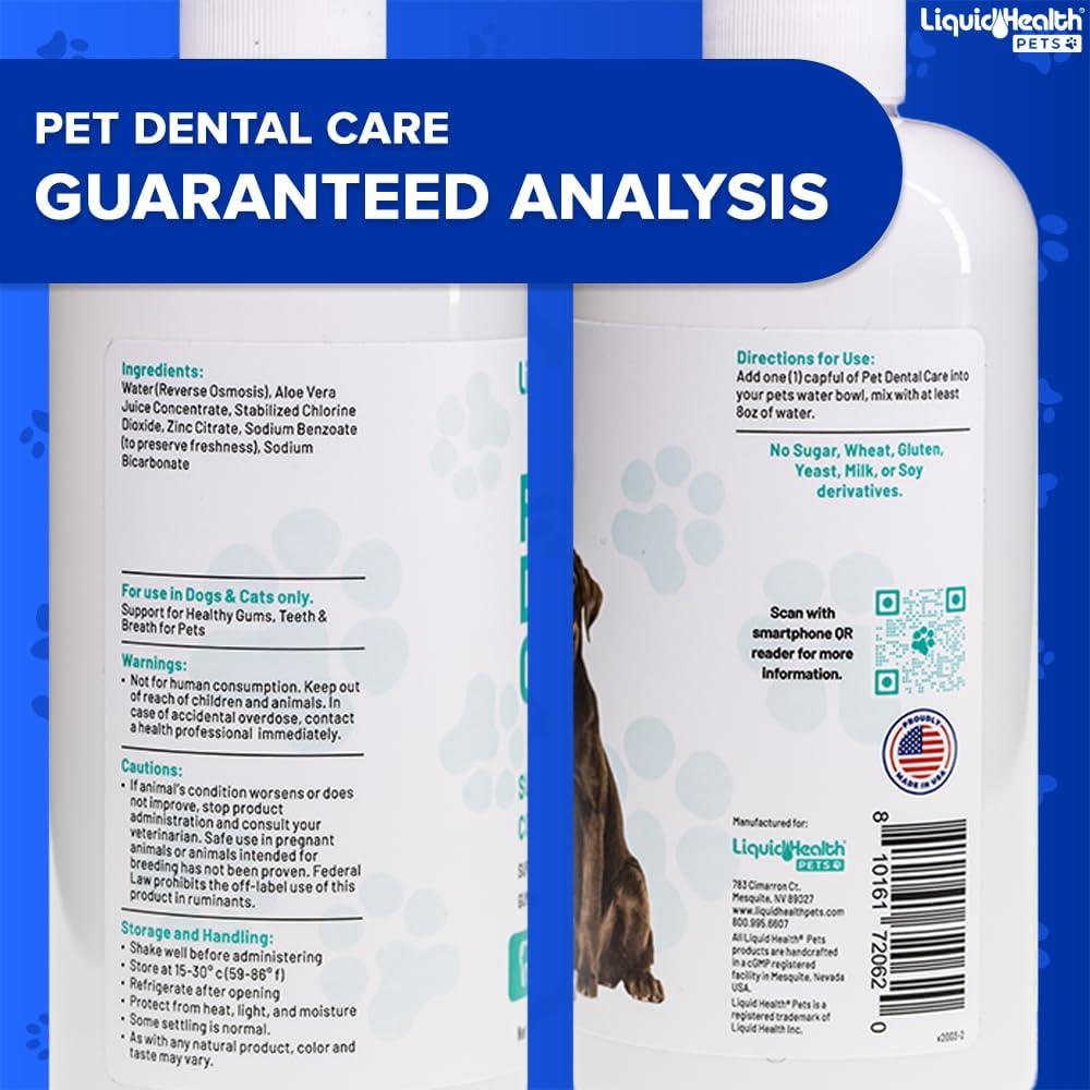 Aditivo de Agua Dental Liquid Health 473ml para Mascotas