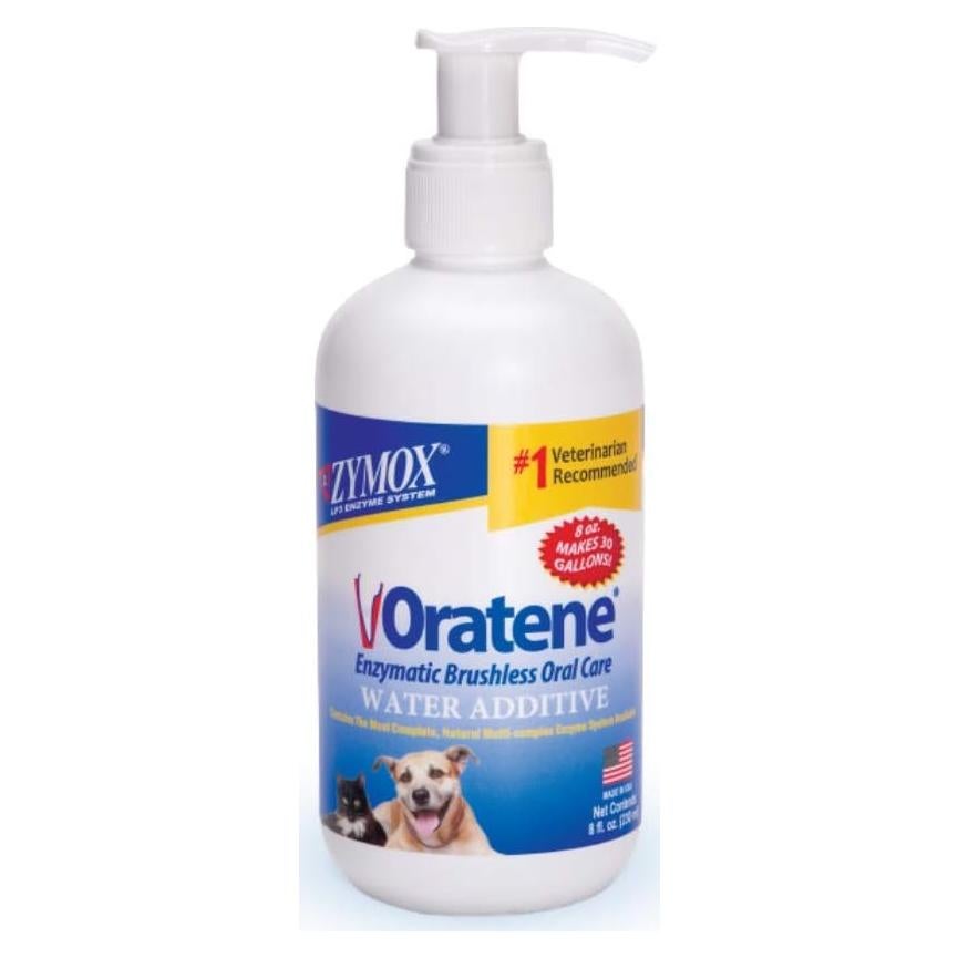 Aditivo de Agua ZYMOX Oratene para Perros y Gatos 226g