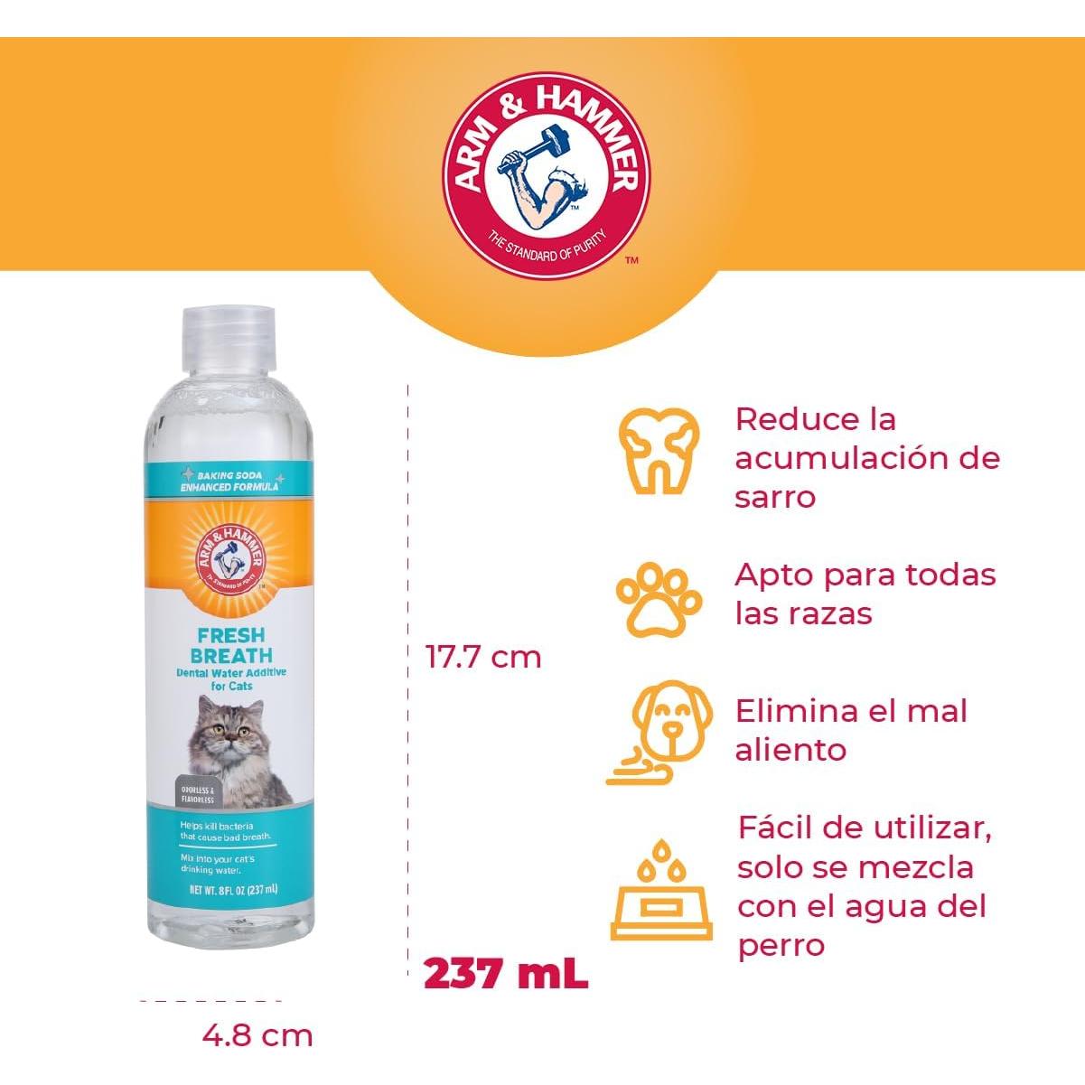 Aditivo Dental para Agua Gatos Arm & Hammer 236 ml
