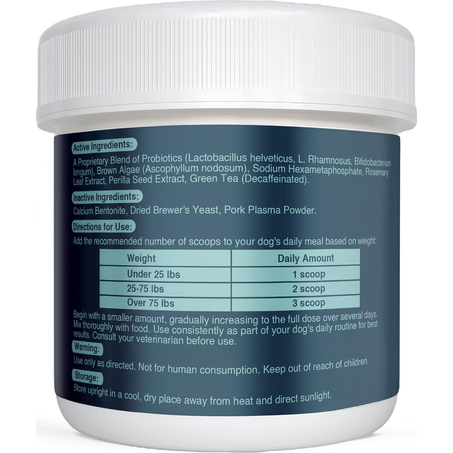 Polvo Dental NOVEHA para Mascotas 100g - Cuidado Oral Veterinario