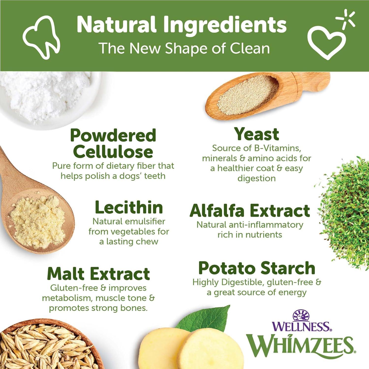 Golosinas Dentales Naturales Wellness WHIMZEES 24 Unidades