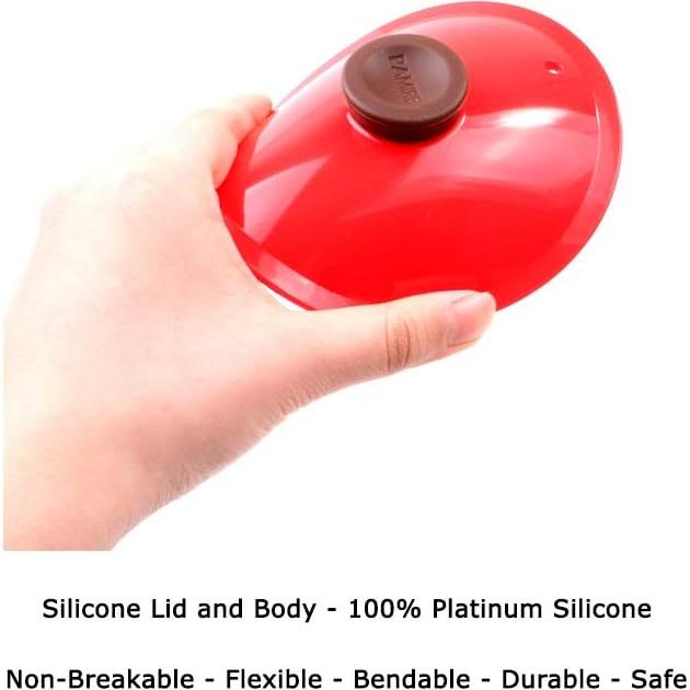 Olla de Vapor para Huevos Pamire de Silicona 170g Roja