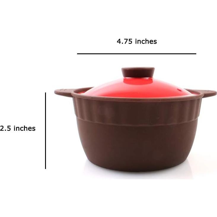 Olla de Vapor para Huevos Pamire de Silicona 170g Roja