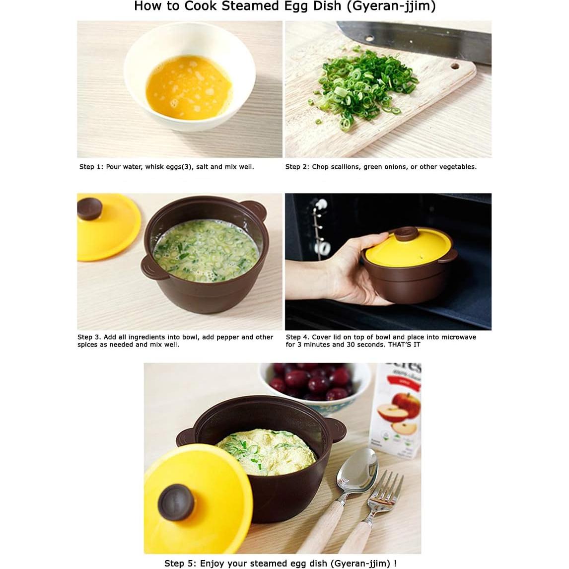 Olla de Vapor para Huevos Pamire de Silicona 170g Roja