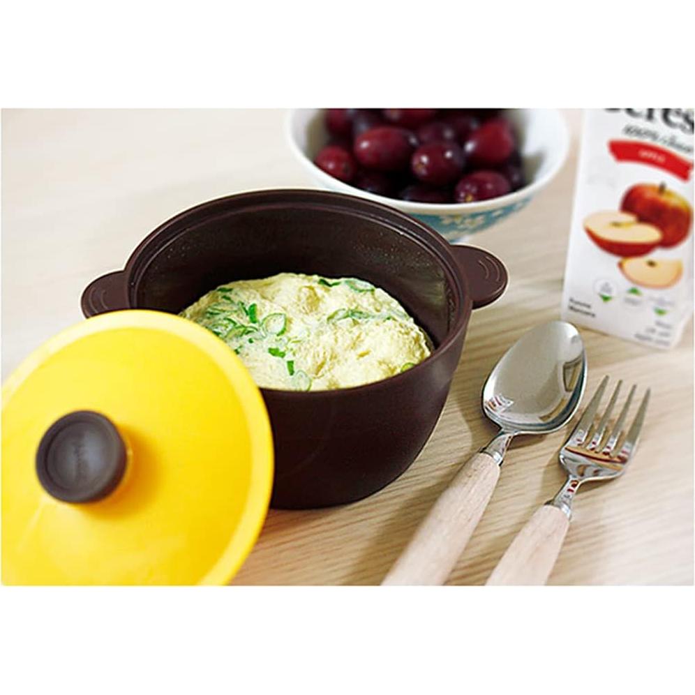 Olla de Vapor para Huevos Pamire de Silicona 170g Roja