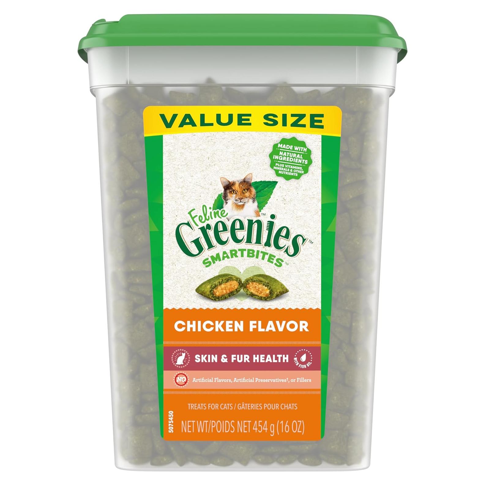 Galletas Greenies Smartbites Salud Piel y Pelaje Gatos 450g