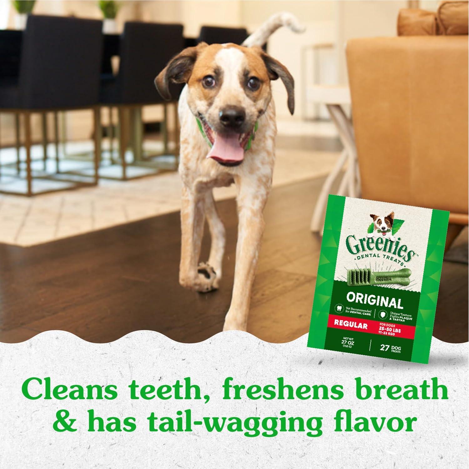 Greenies Original Treats Dentales para Perros 27 Unidades