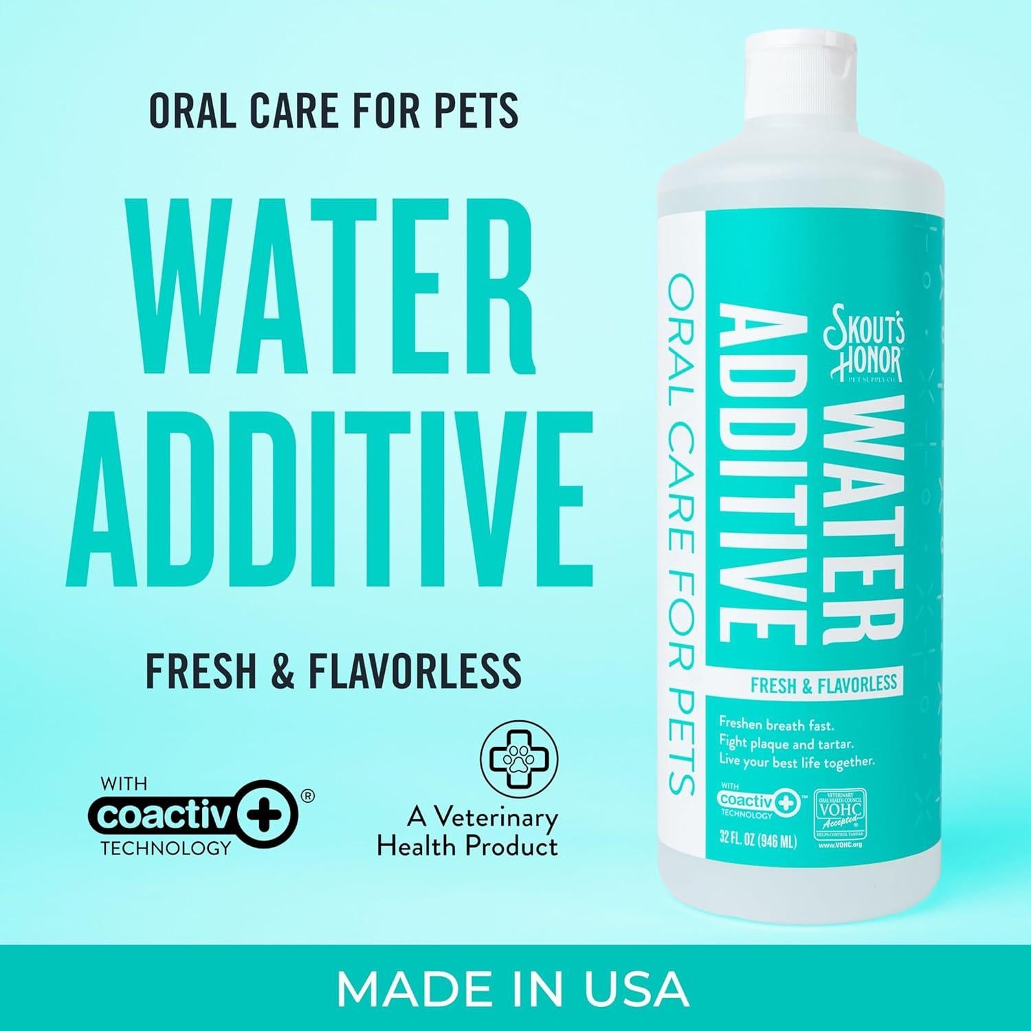 Aditivo de Agua Sin Sabor Skout's Honor 946 ml para Mascotas