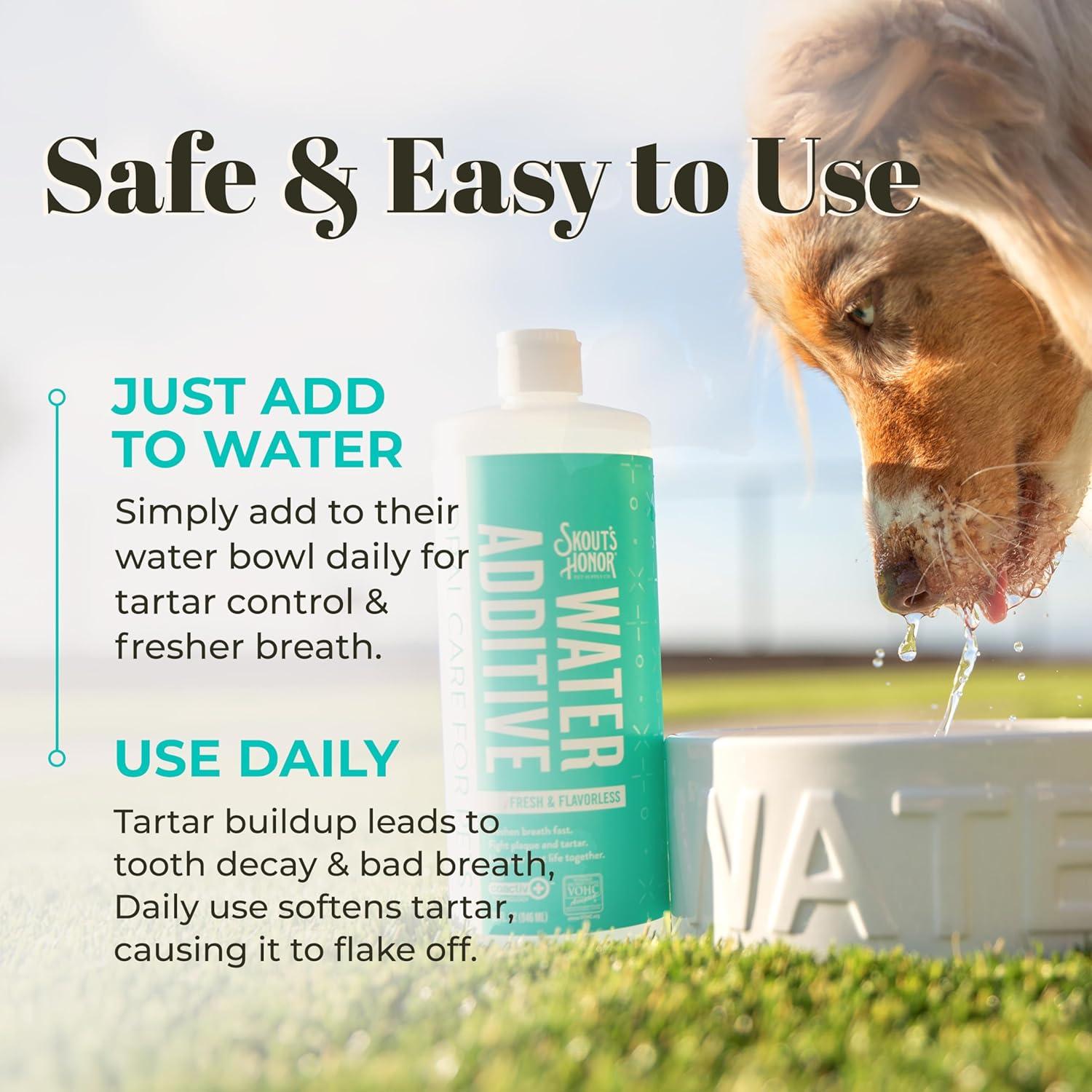 Aditivo de Agua Sin Sabor Skout's Honor 946 ml para Mascotas