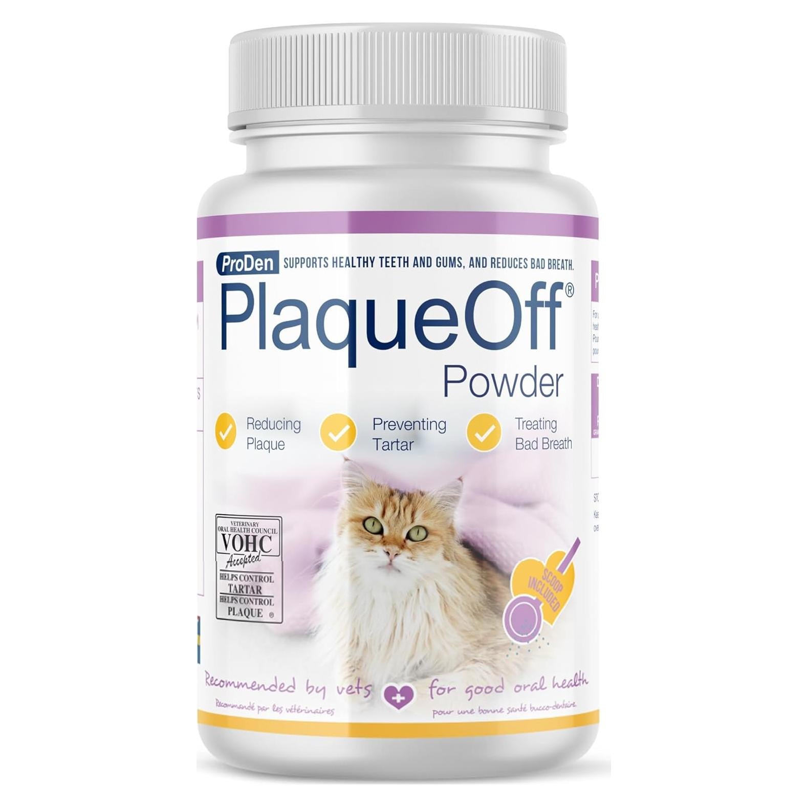 ProDen PlaqueOff Polvo para Gatos 40g - Cuidado Dental