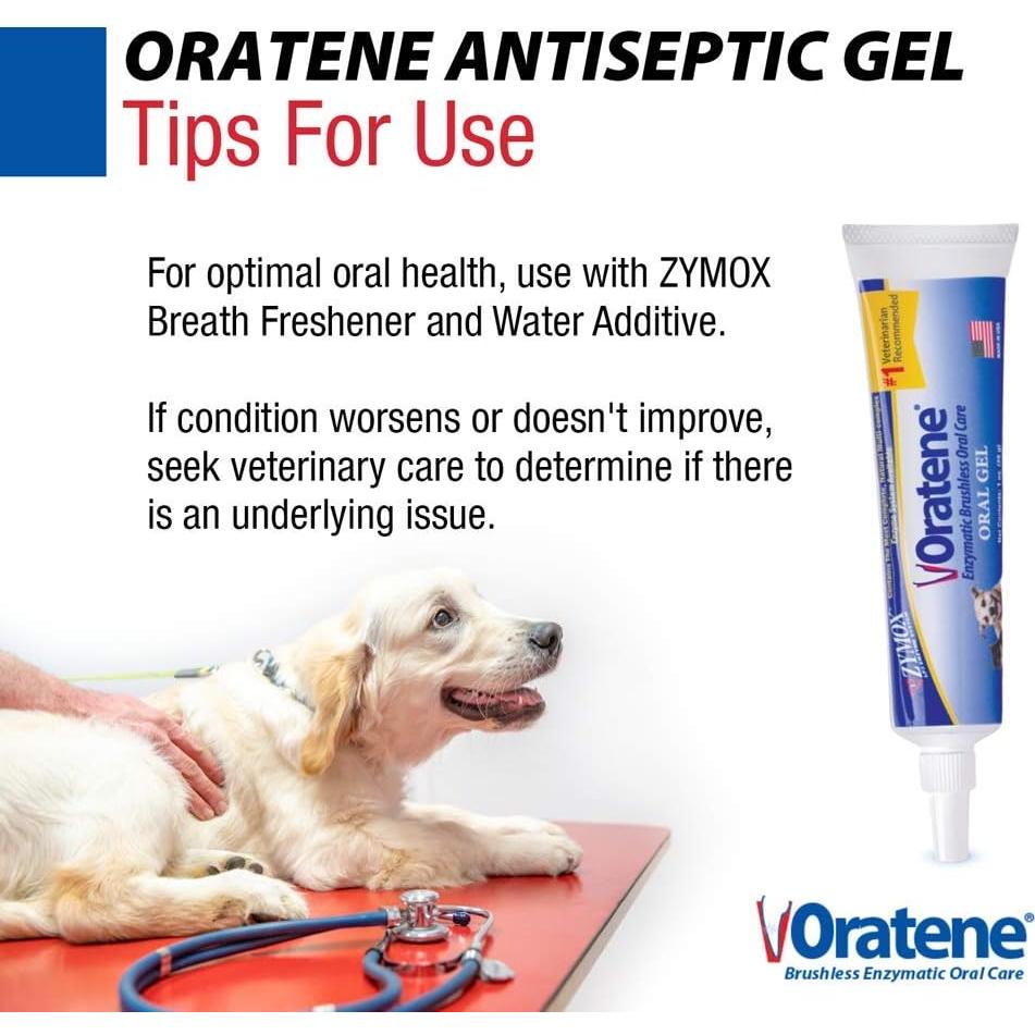 Gel Oral Sin Cepillo ZYMOX Oratene Pet King 28 g para Mascotas