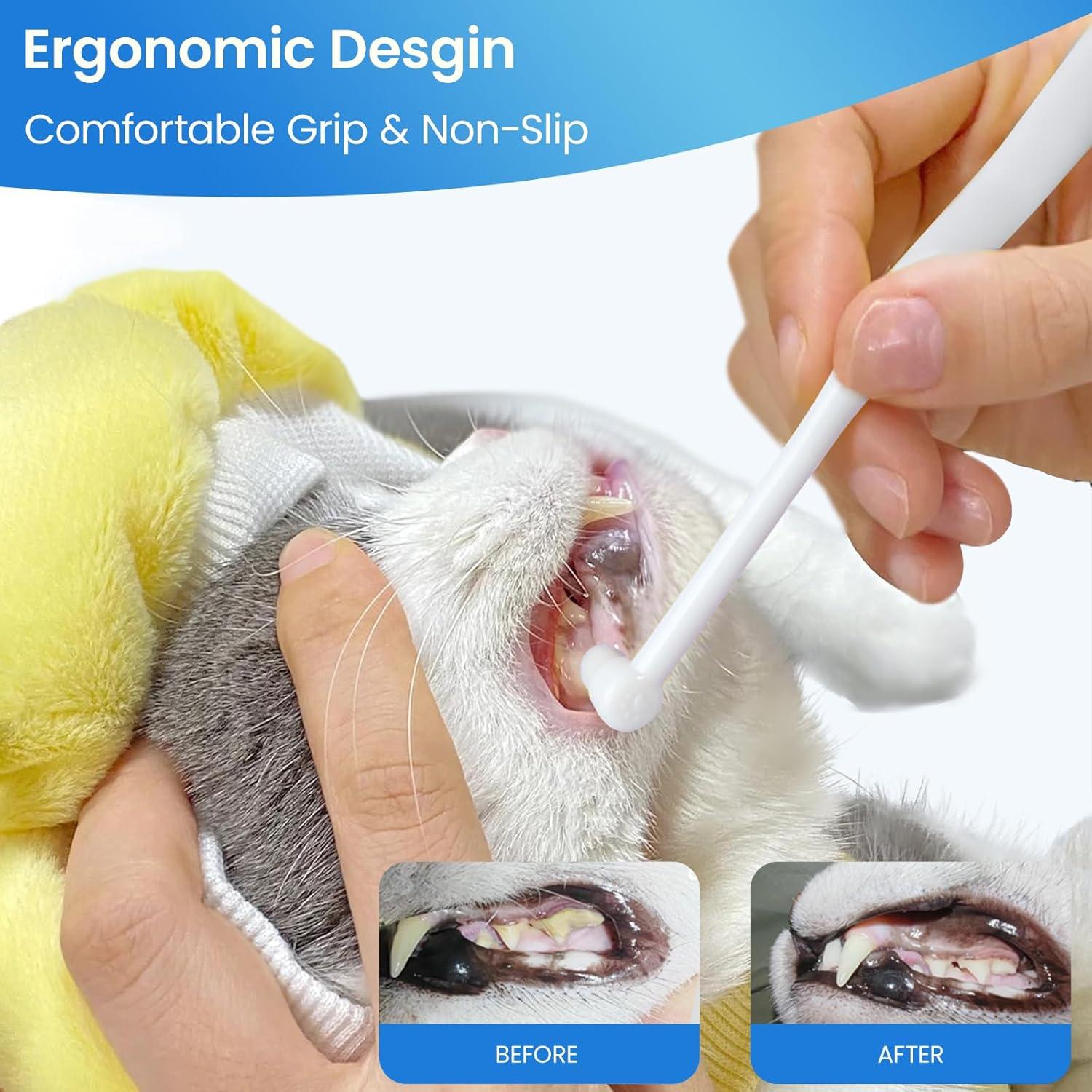 Cepillo de Dientes Ultra Suave She'o para Gatos y Perros