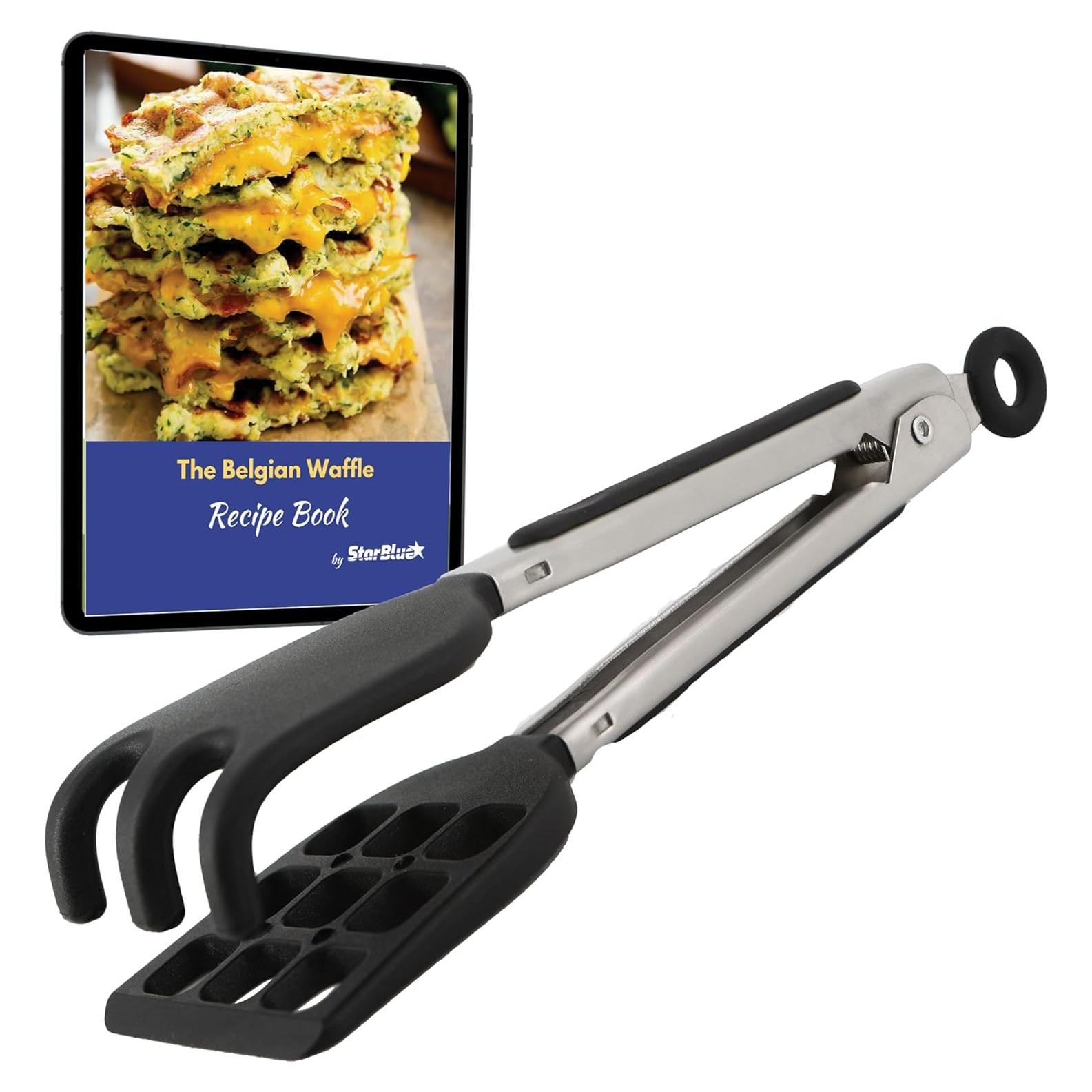Mini Pinzas para Waffles StarBlue 20 cm Silicona Antideslizantes