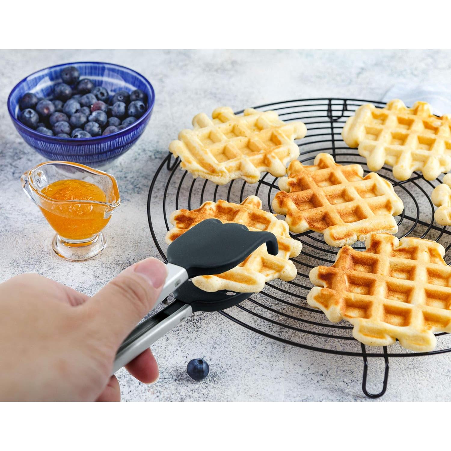 Mini Pinzas para Waffles StarBlue 20 cm Silicona Antideslizantes