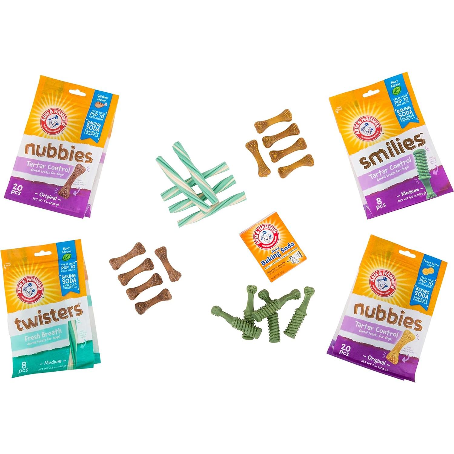 Golosinas Dentales Arm & Hammer Nubbies para Perros 20 Pcs