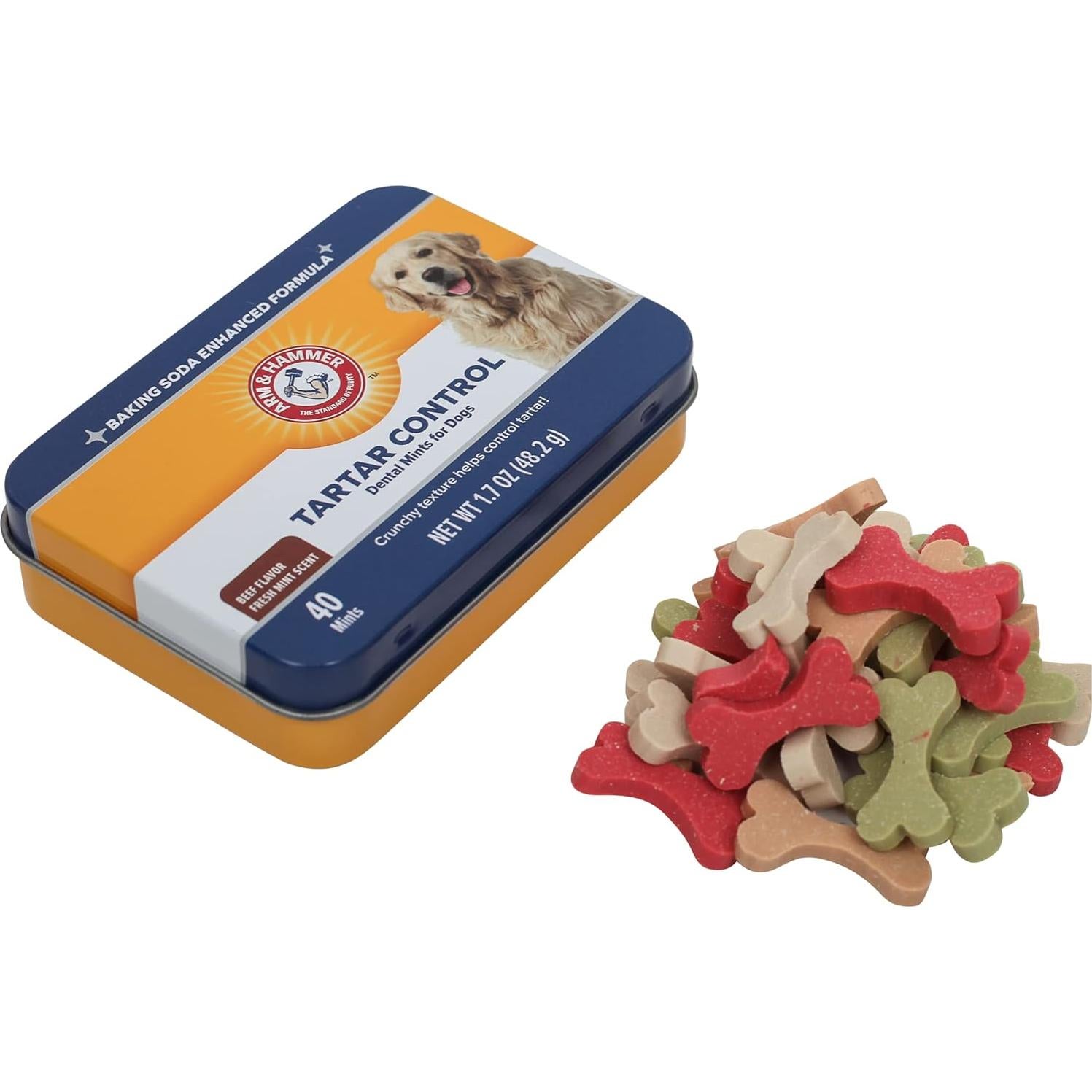 Mentas Dentales Arm & Hammer para Perros Sabor Carne 2 Pzas